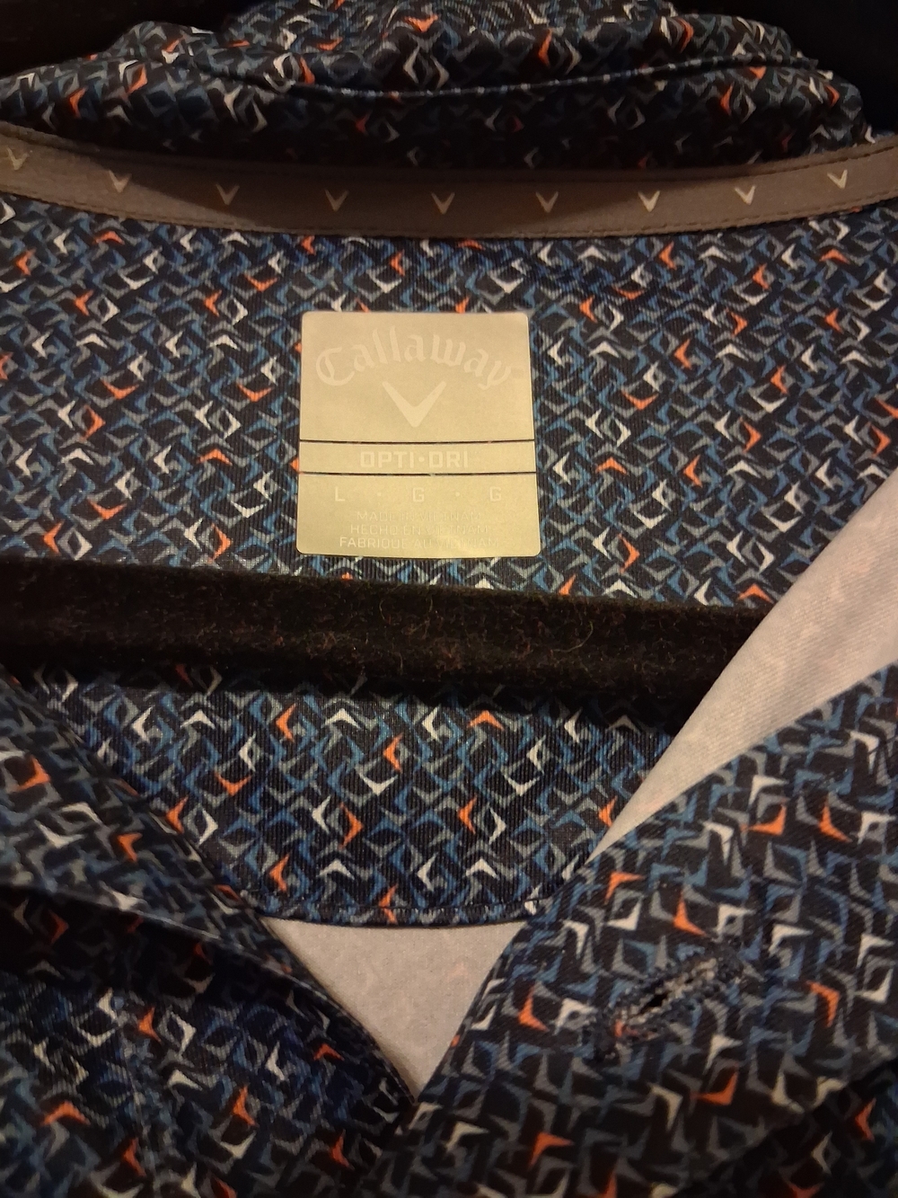 Callaway Navy Micro-Pattern Performance Polo - Picture 5 of 6